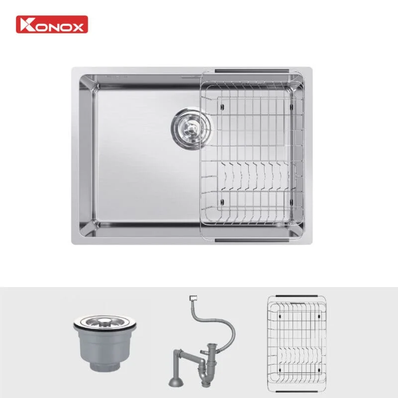 Chậu rửa bát 2 hố Konox Vigo 860