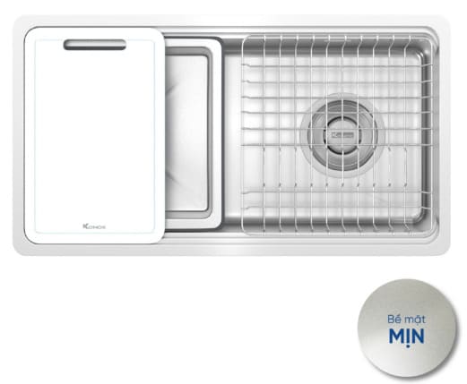 Chậu rửa bát 2 hố Konox Vigo 860