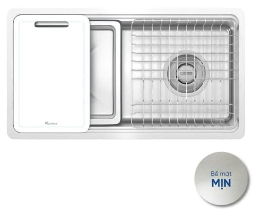 Chậu rửa bát 2 hố Konox Vigo 860