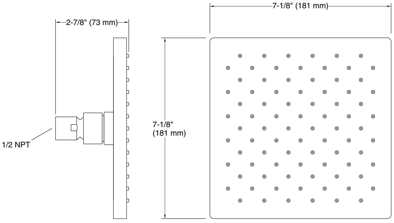 Bản vẽ bát sen 1 chức năng Kallista P33298