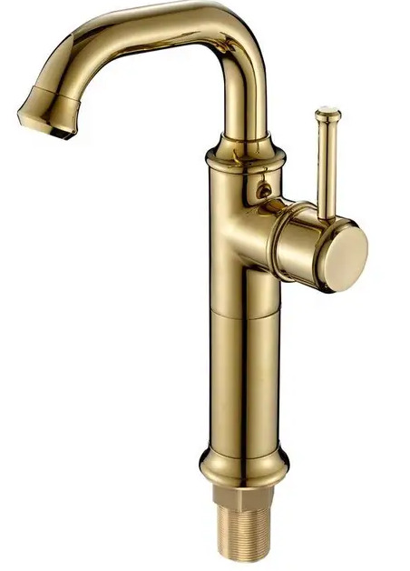 Vòi chậu rửa mặt mạ vàng CleanMax 9901