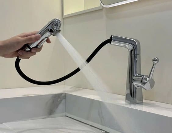 Vòi chậu rửa mặt dây rút CleanMax VDR188CR