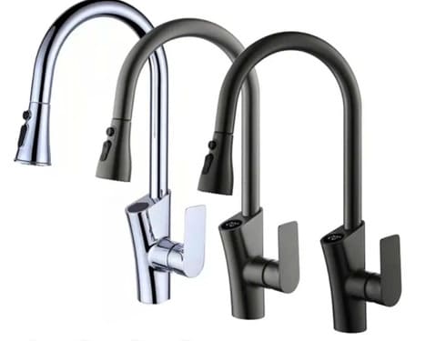 Vòi chậu rửa bát dây rút CleanMax A3006 