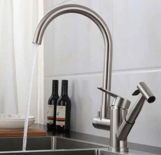 Vòi chậu rửa bát dây rút CleanMax A3006 