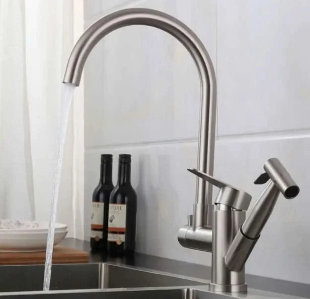Vòi chậu rửa bát dây rút CleanMax A3006 