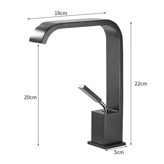 Vòi Chậu Lavabo Màu Đen Miken MK-A0122B