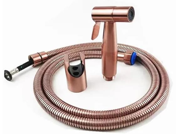 Vòi xịt vệ sinh nóng lạnh vàng hồng Rose Gold Miken CFV-102A-RG