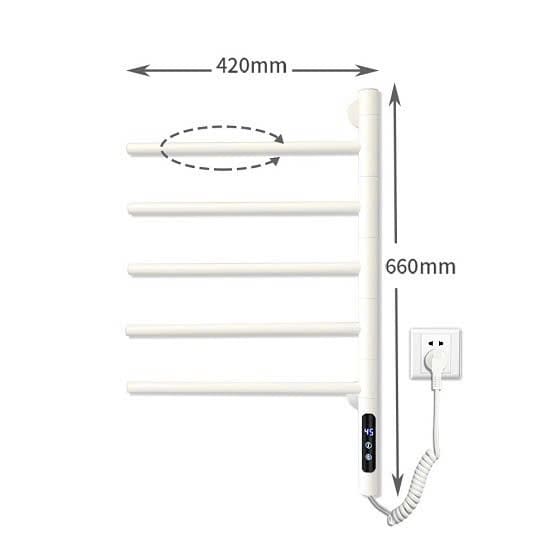 Giàn sấy khăn màu trắng kết nối APP điện thoại Miken G63W-Wifi