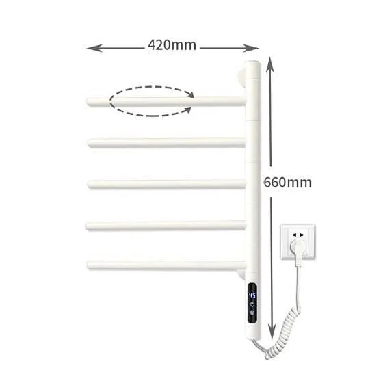 Giàn sấy khăn màu trắng kết nối APP điện thoại Miken G63W-Wifi