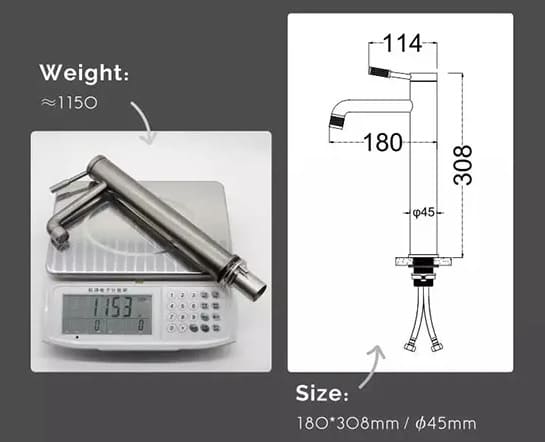 Vòi Chậu Lavabo Màu Đen Miken MK-A0122B