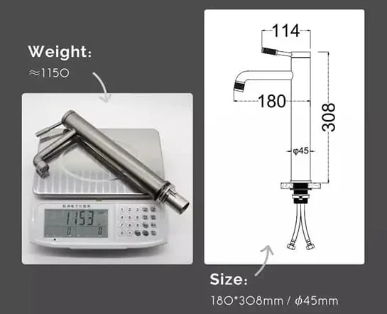 Vòi Chậu Lavabo Màu Đen Miken MK-A0122B