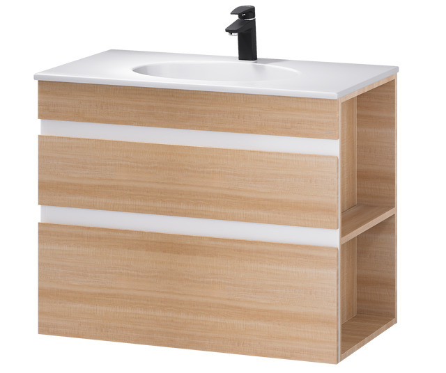 Bộ tủ chậu cao cấp đèn Mowoen MW6809S-80R