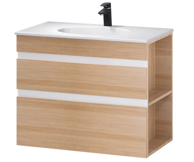 Bộ tủ chậu cao cấp đèn Mowoen MW6809S-80R