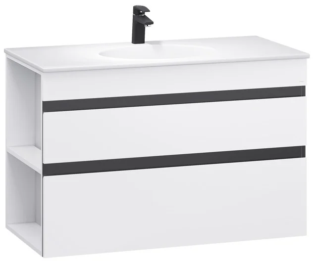 Bộ tủ chậu cao cấp đèn Mowoen MW6809S-80R