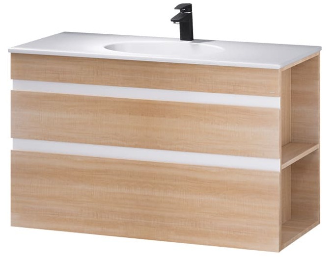 Bộ tủ chậu cao cấp đèn Mowoen MW6809S-80R