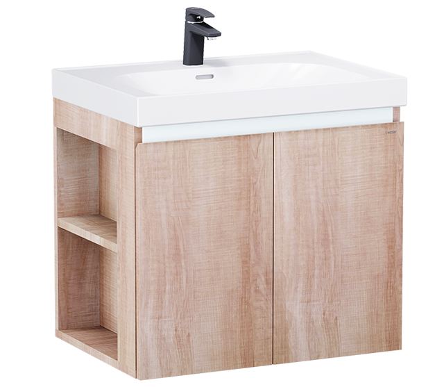 Bộ tủ chậu cao cấp đèn Mowoen MW6809S-80R