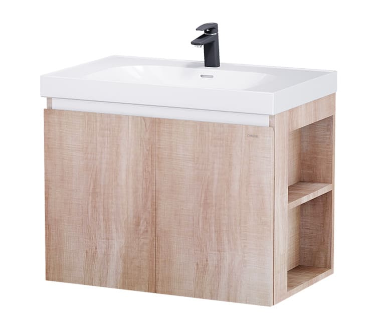 Bộ tủ chậu cao cấp đèn Mowoen MW6809S-80R