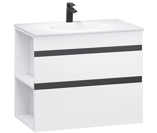 Bộ tủ chậu cao cấp đèn Mowoen MW6809S-80R