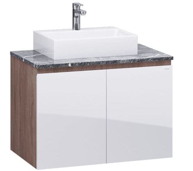 Bộ tủ chậu cao cấp đèn Mowoen MW6809S-80R