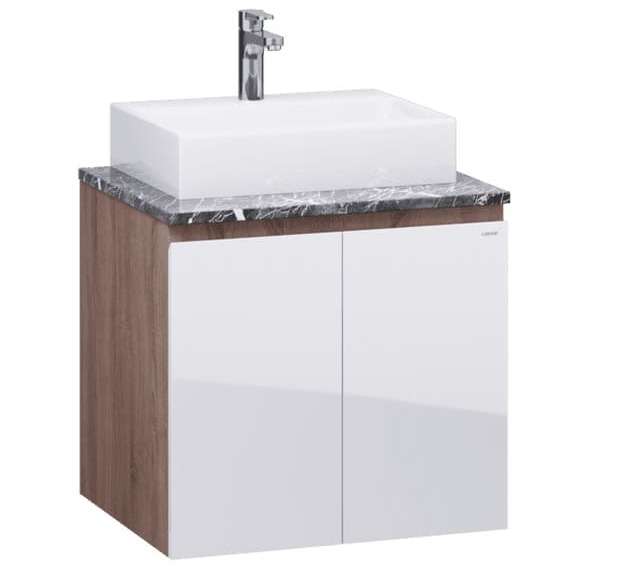 Bộ tủ chậu cao cấp Caesar LF5257 + EH48001ADV