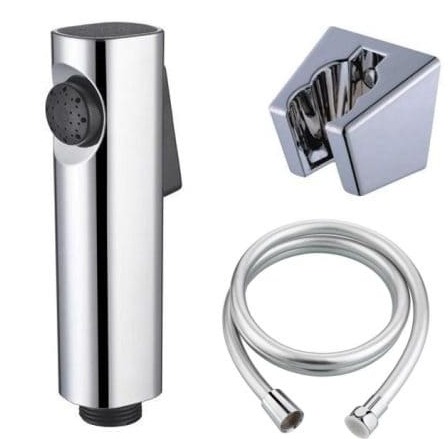 Vòi xịt vệ sinh nóng lạnh âm tường màu đen Miken F-7503B 