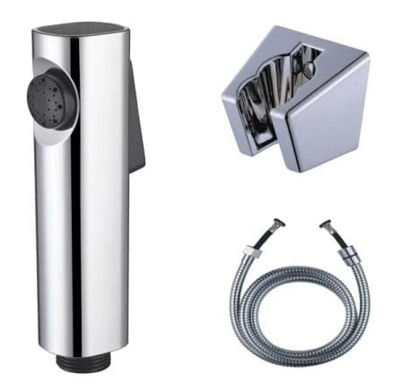 Vòi xịt vệ sinh nóng lạnh âm tường màu đen Miken F-7503B 