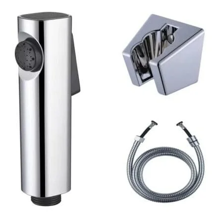 Vòi xịt vệ sinh nóng lạnh âm tường màu đen Miken F-7503B 