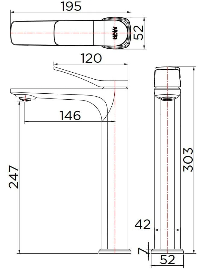 Vòi chậu rửa 1 lỗ mạ vàng Karat F-01-620-41
