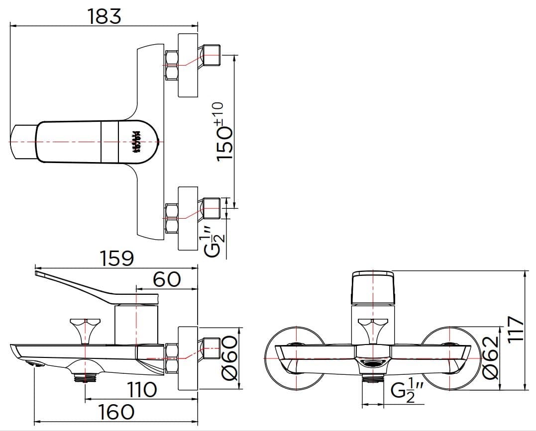Sen Tắm Nóng Lạnh Mạ Vàng KARAT KF-02-720-41