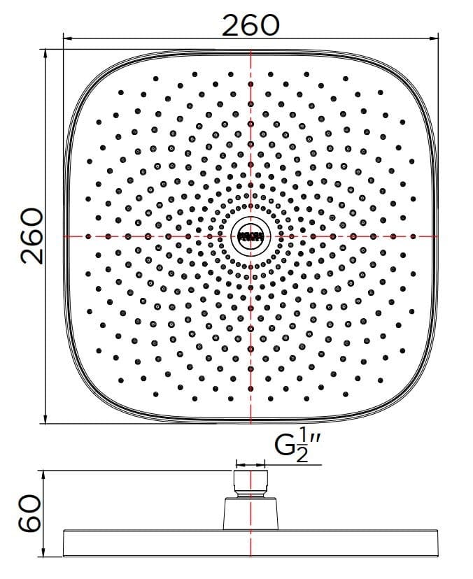 Bản vẽ bát sen 1 chức năng Kallista P33298