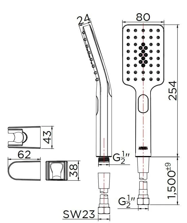 Bản vẽ bát sen 1 chức năng Kallista P33298