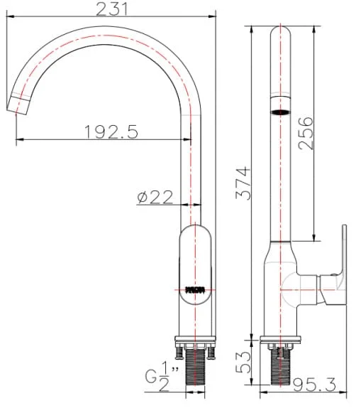 Vòi rửa bát Karat KF-02-927-41