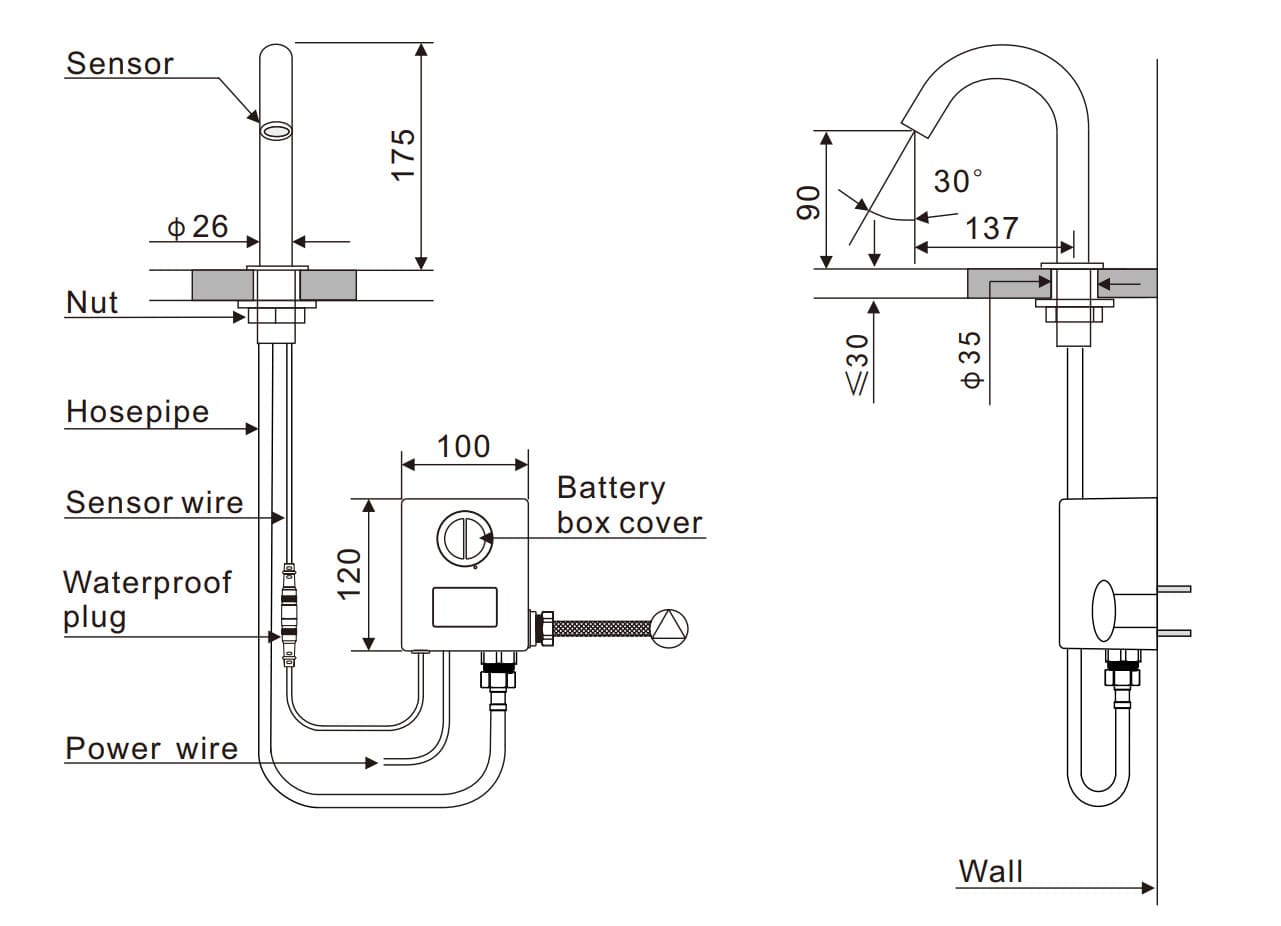 Vòi chậu rửa 1 lỗ nước lạnh Karat KF-49-610-63