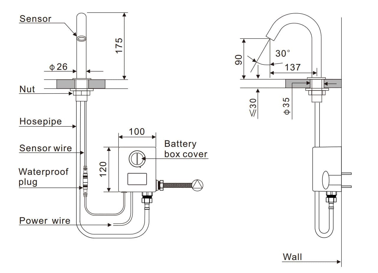 Vòi chậu rửa 1 lỗ nước lạnh Karat KF-49-610-63