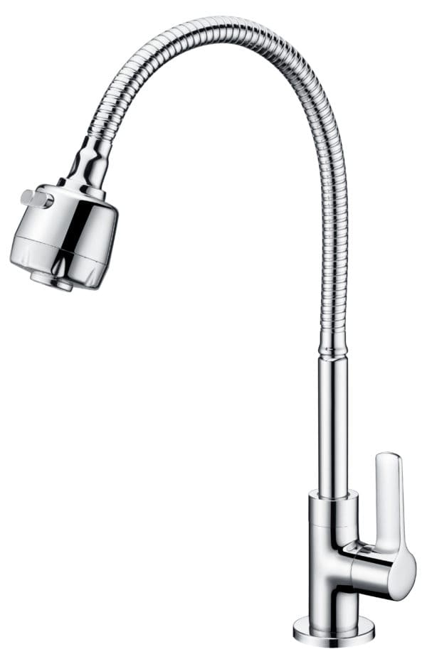 Vòi rửa bát nước lạnh mạ chrome Karat KF-49-911-63