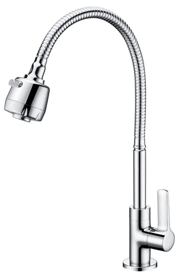 Vòi rửa bát nước lạnh mạ chrome Karat KF-49-911-63