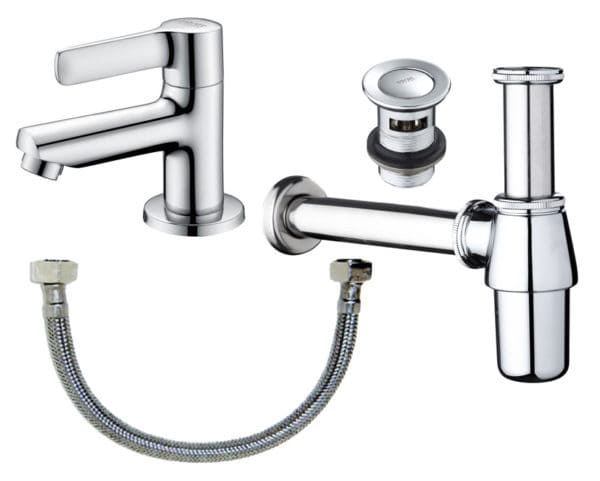 Vòi chậu rửa 1 lỗ nước lạnh Karat KF-49-610-63