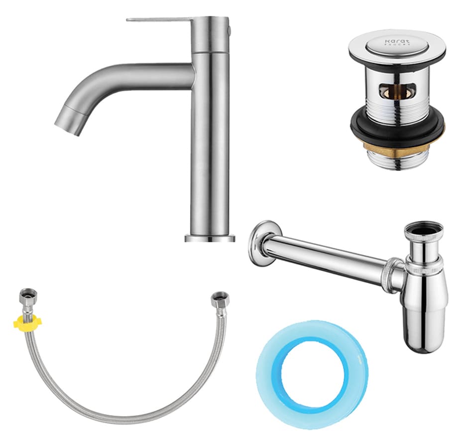 Vòi chậu rửa 1 lỗ nước lạnh Karat KF-49-610-63