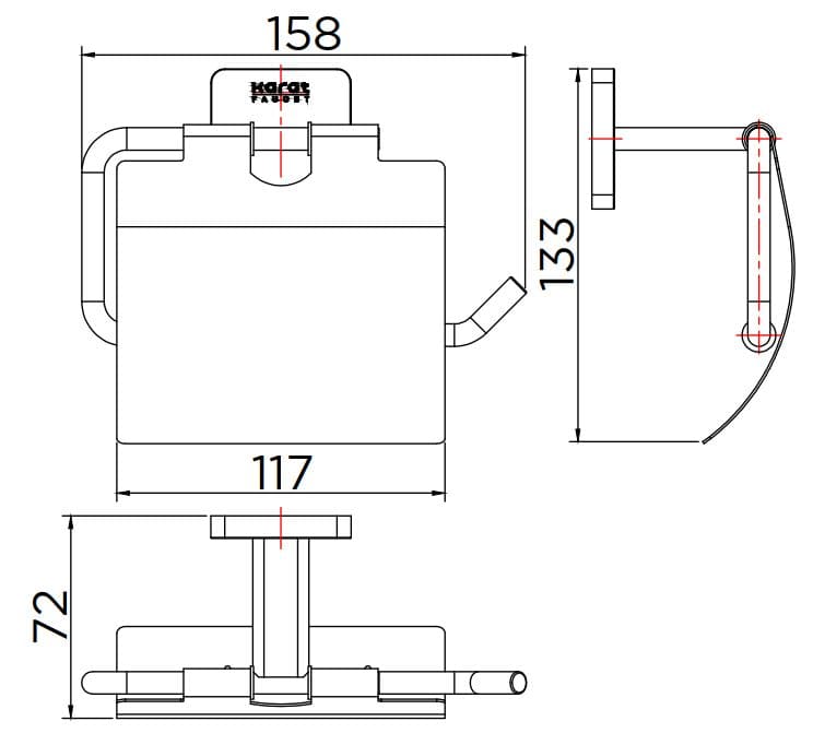 Móc Giấy Vệ Sinh Karat KB-08-312-50