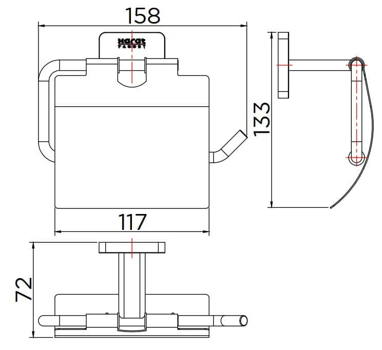 Móc Giấy Vệ Sinh Karat KB-08-312-50