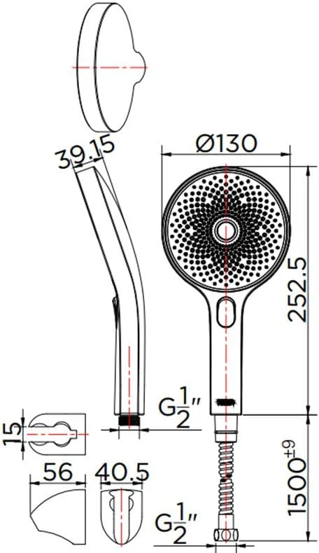 Bản vẽ bát sen 1 chức năng Kallista P33298