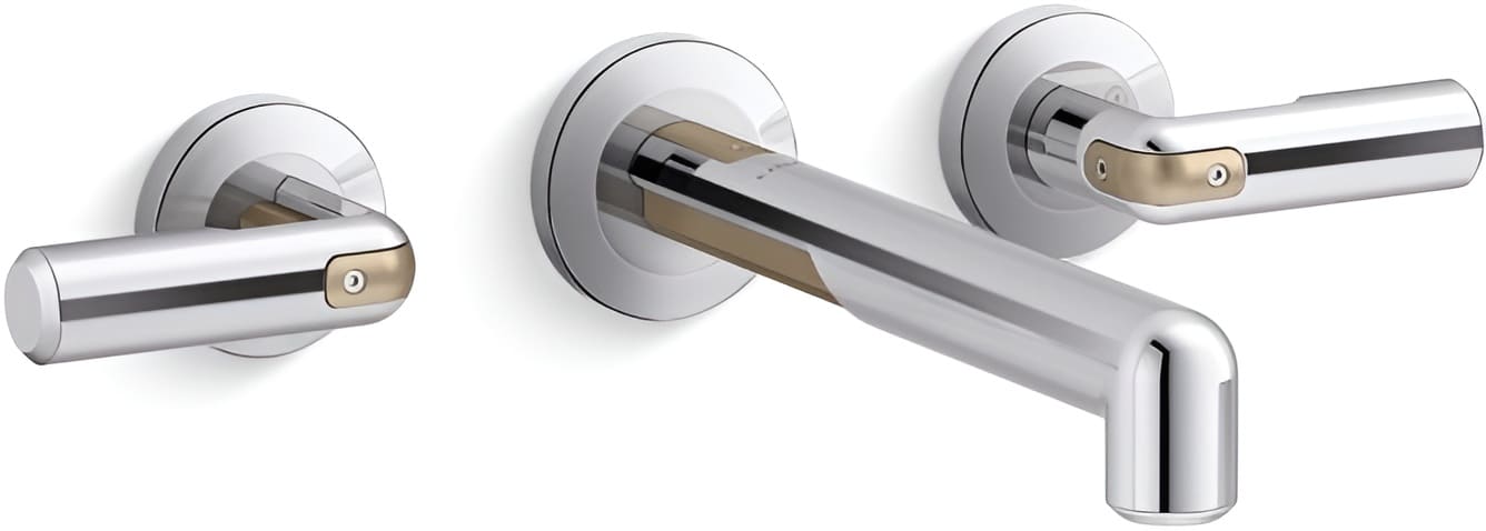 Vòi chậu rửa mặt nóng lạnh Kallista P34584-BV-CP