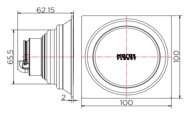 Bản vẽ kỹ thuật ga thoát sàn Karat KA-01-834-WTR