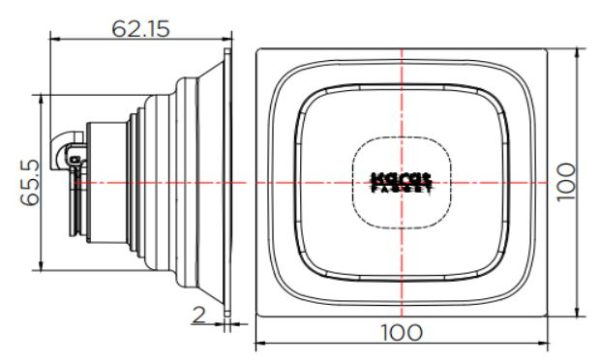 Bản vẽ kỹ thuật ga thoát sàn Karat KA-01-834-WTS