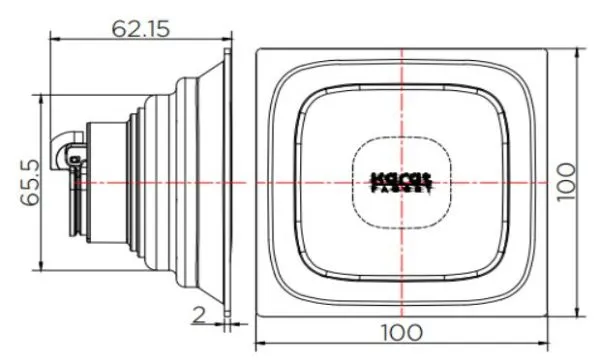 Bản vẽ kỹ thuật ga thoát sàn Karat KA-01-834-WTS