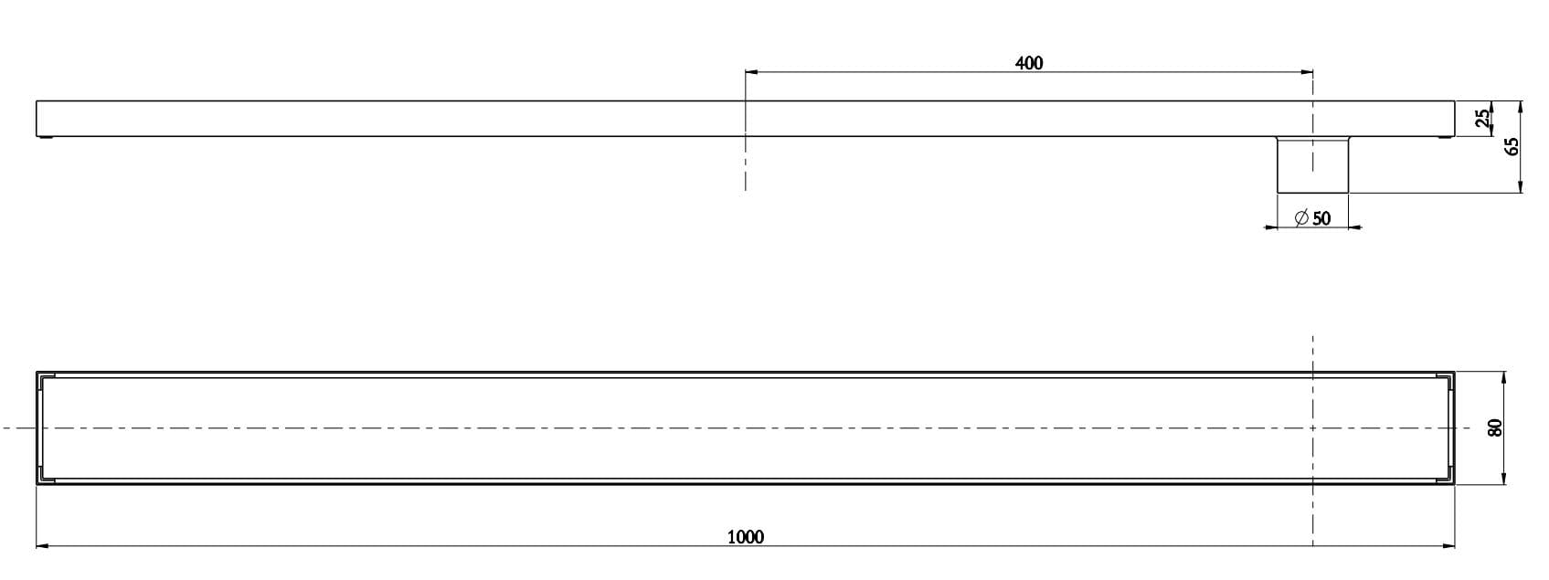 Bản vẽ kỹ thuật ga thoát sàn Karat KA-27-832-WT