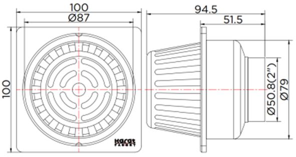 Bản vẽ kỹ thuật cầu chắn rác Karat KA-58-837-WT