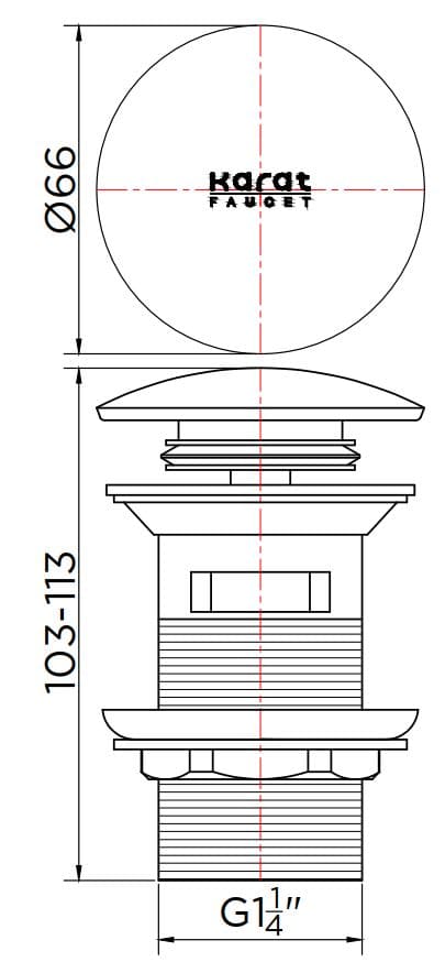 Bản vẽ kỹ thuật đầu xiphong nhấn Karat KA-02-252-41