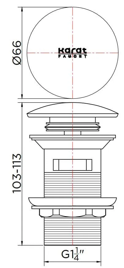 Bản vẽ kỹ thuật đầu xiphong nhấn Karat KA-02-252-41