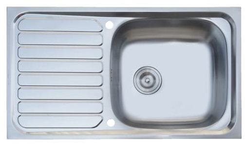 Chậu rửa bát 1 hố có bàn Karat KK-01-011H-63